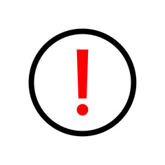 Exclamation danger sign illustration. attention sign icon. Hazard warning attention sign. icon alert. Risk