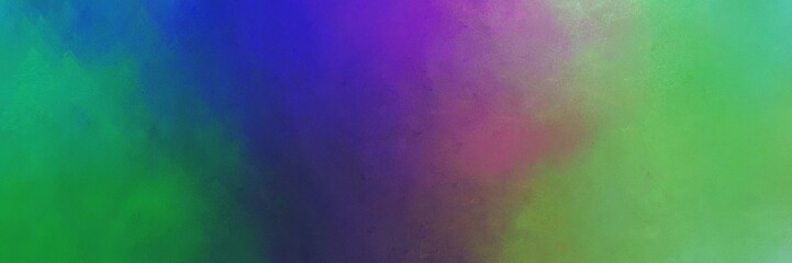 abstract painting background texture with sea green, medium sea green and teal green colors and space for text or image. can be used as header or banner