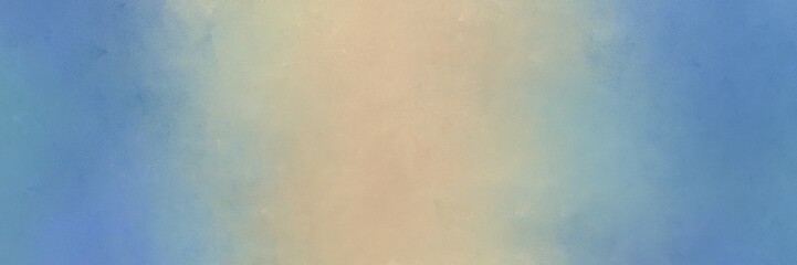 abstract painting background graphic with cadet blue, tan and dark gray colors and space for text or image. can be used as horizontal background graphic