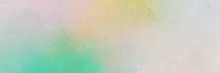 Fototapeta na wymiar abstract painting background texture with pastel gray and medium aqua marine colors and space for text or image. can be used as header or banner