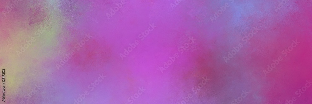 Aufkleber abstract painting background texture with moderate violet and antique fuchsia colors and space for text or image. can be used as horizontal background texture