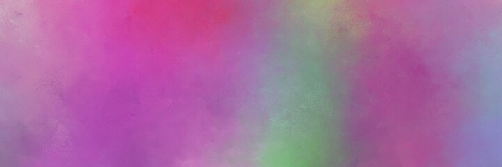 antique fuchsia, dark sea green and gray gray colored vintage abstract painted background with space for text or image. can be used as horizontal background texture