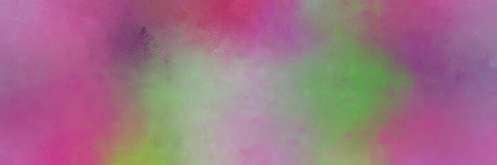 vintage abstract painted background with antique fuchsia, dark sea green and dim gray colors and space for text or image. can be used as header or banner
