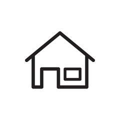 house icon in trendy flat style