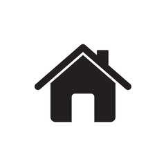house icon in trendy flat style