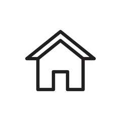 house icon in trendy flat style