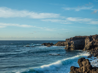 Seascape on island Lanzarote, Canary Islands