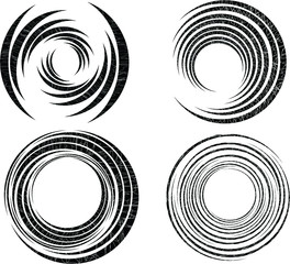  Stripe Circle vector background, abstract pattern. Radiating circle graphics isolated on white.Design element for prints, web pages, template