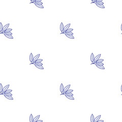 Bouquets of flowers seamless pattern. EPS10 vector illustration.