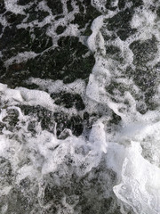 Beautiful sea view in a sunny summer day.