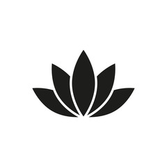 lotus vector icon, flower icon in trendy flat design 
