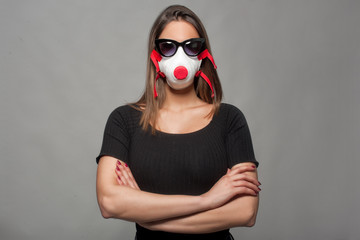 mascherina antivirus con occhiali mascherina antivirus con occhiali