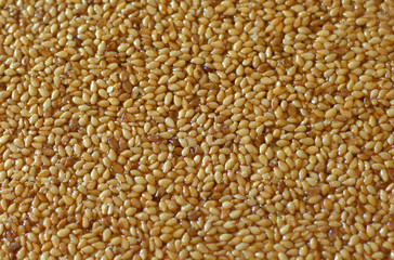 pasteli  with sesame, honey, peanut . sesame bar , sesame honey candy .