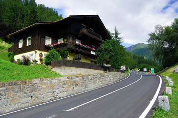 Summer landscape of Heiligenblut village in Austria, Europe