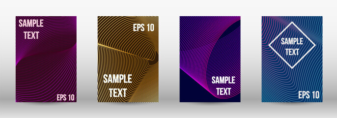 Geometric template with lines 