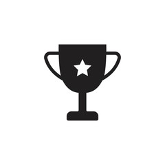 Trophy icon for websites and apps,solid color
