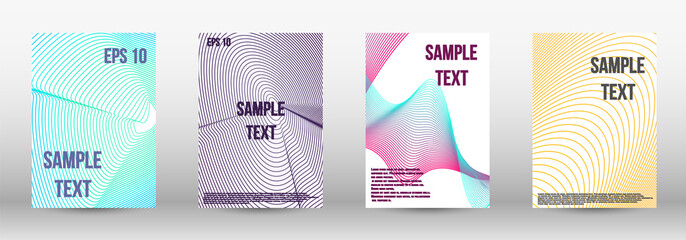 Geometric template with lines 