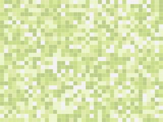 Mosaic pattern of green squares. Mosaic seamless pattern.