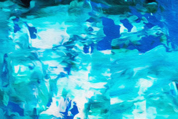 Colorful scratched grunge texture. Dry oil strokes background. Design pattern.