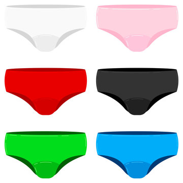 Premium Vector  Vector set of red mens underwear different types of  underclothing