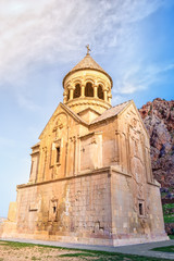 Fototapeta na wymiar The medieval monastery of Noravank in Armenia. Was founded in 1205