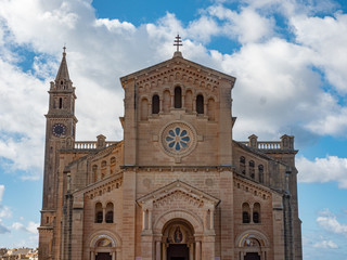 Famous Ta Pinu Shrine - a popular church on the Island of Gozo - travel photography