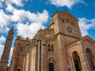 Fototapeta na wymiar Famous Ta Pinu Shrine - a popular church on the Island of Gozo - travel photography