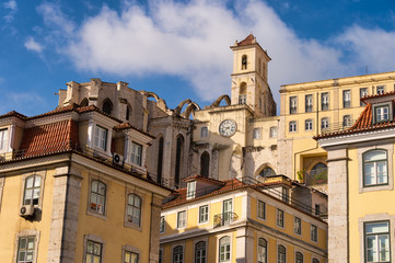 Fototapeta na wymiar Convento do Carmo in Lisbon, Portugal