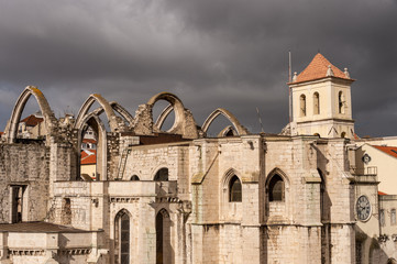 Convento do Carmo in Lisbon, Portugal