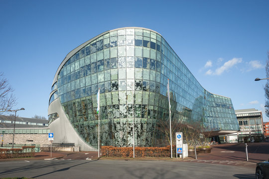 Modern city or town hall of Alphen aan den Rijn, Netherlands
