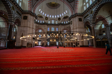 ISTANBUL - OCTOBER, 2019: Sultanahmet Mosque Blue Mosque in Istanbul, Turkey
