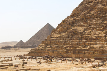 Great Pyramids of Giza, Egypt.
