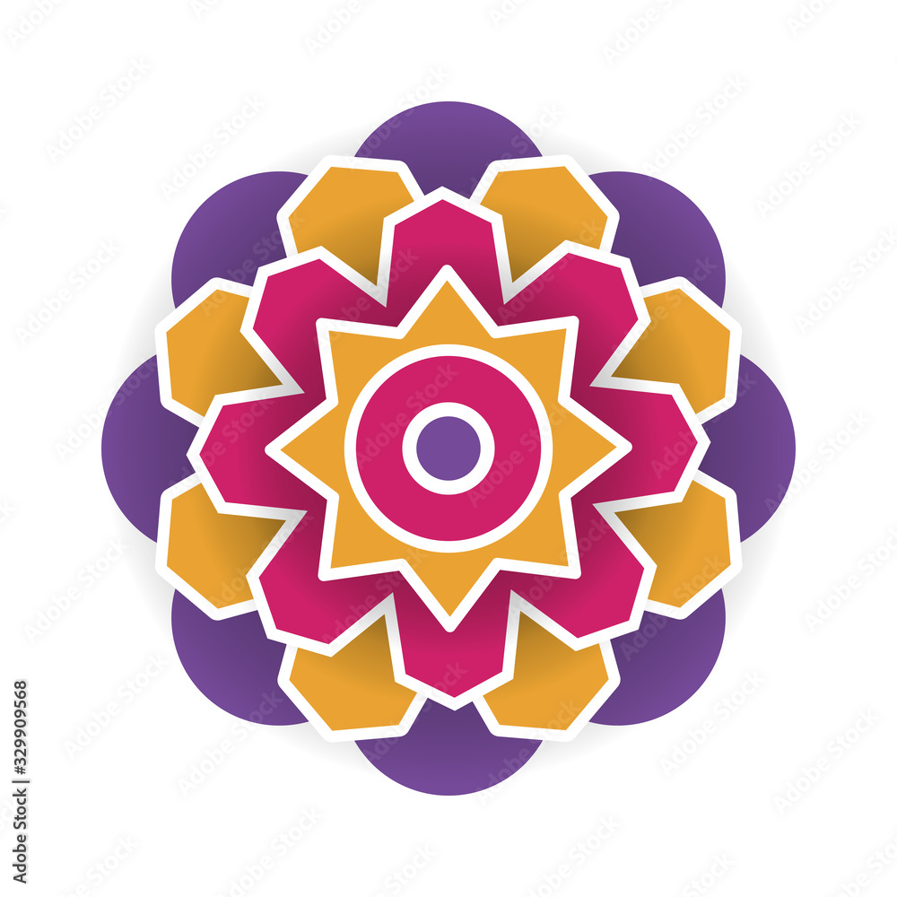 Canvas Prints India mandala ramadan kareem icon