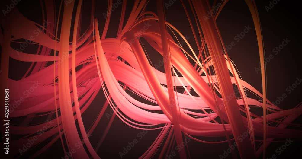 Poster abstract colorful orange and red pastel swirl, natural curve art background. curved and wavy pattern