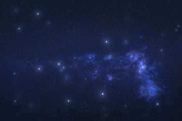 Pavo Constellation in outer space. Peacock constellation stars on the night sky. Elements of this...