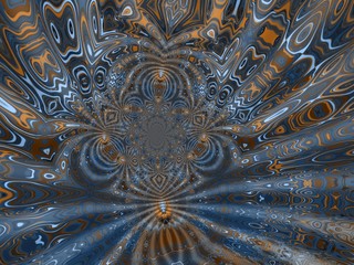 Abstraction in color with various forms  