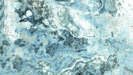Turquoise blue white abstract marble granite natural stone texture background