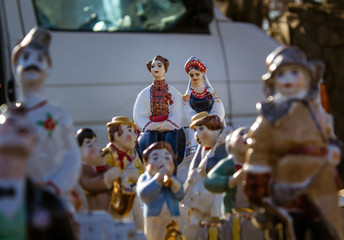 porcelain vintage figurines. soviet art