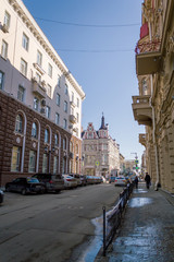 Fototapeta na wymiar Streets of Rostov-on-Don. city ​​center