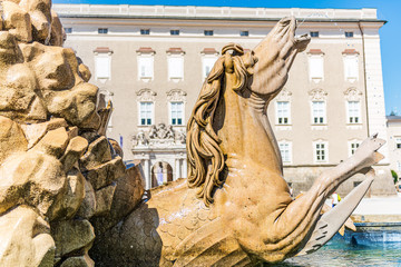 Residenz Fountain in Salzburg