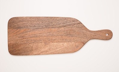Laminated cutting board isolated on white background