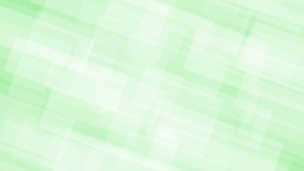 Fototapeta na wymiar Abstract background of translucent rectangles in white and green colors