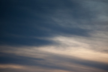 Obraz premium Sunset with clouds