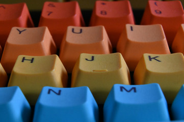 Fototapeta premium colorful keys