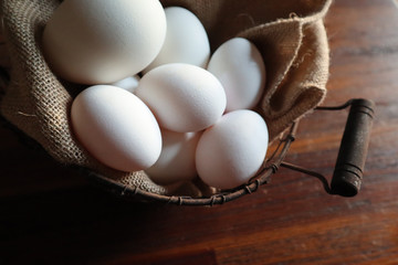Weiße Eier