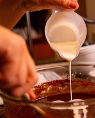 Mixing Baking Ingredients