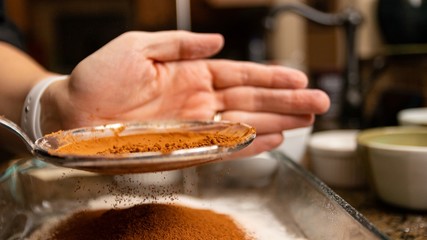 Sifting Flour for Baking