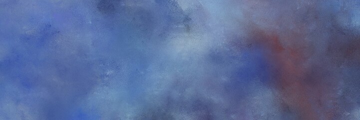 painted decorative horizontal banner with slate gray, old mauve and light pastel purple color