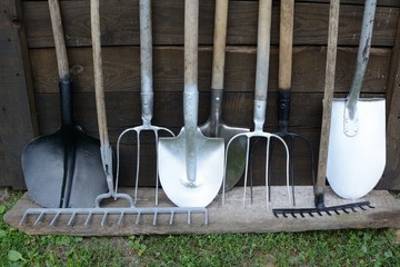 A collection of refurbished hand tools