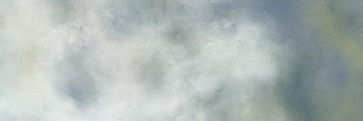 vintage painted art grunge horizontal background design with silver, pastel gray and dim gray color